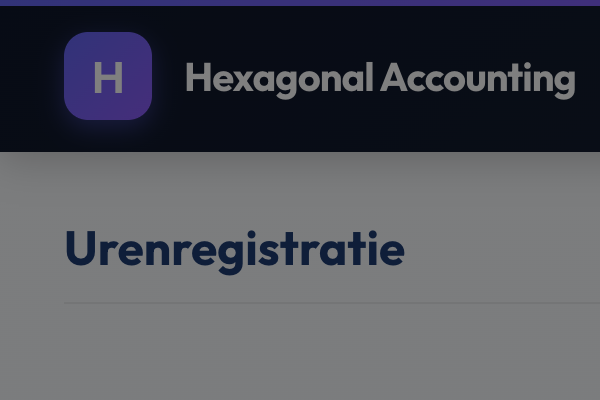 Modal voor nieuwe uren toevoegen